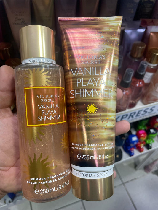 Splash y crema Vainilla Playa Shimmer