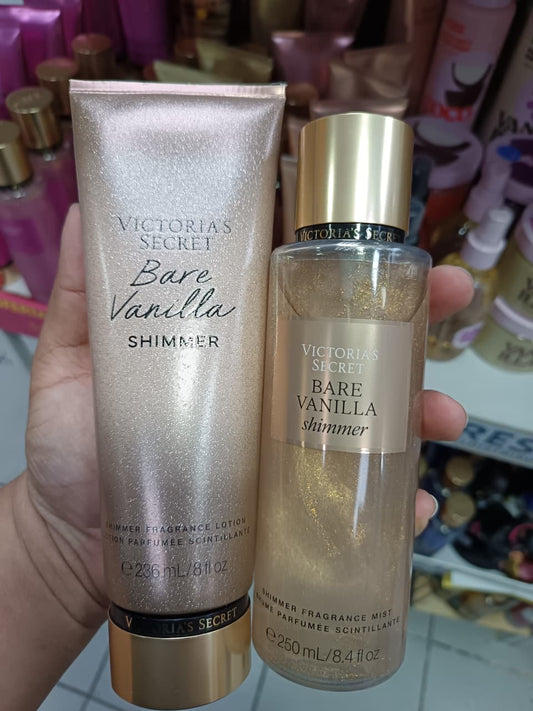 Splash y crema Bare Vainilla Shimmer