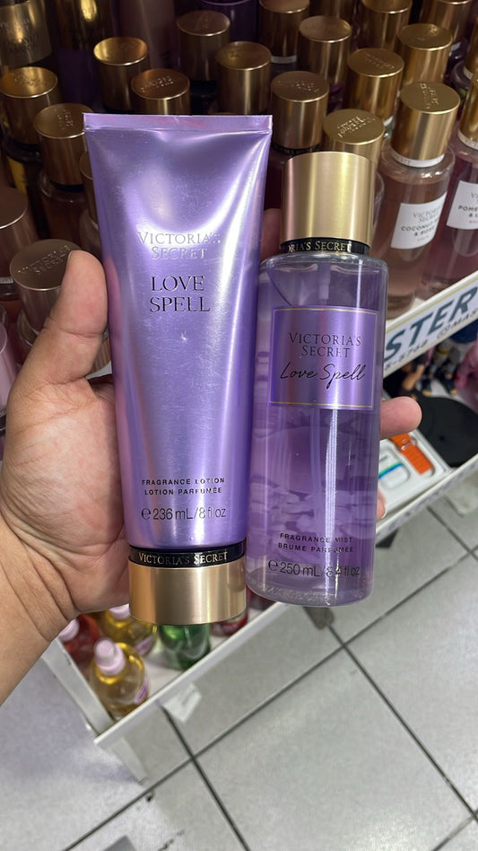 Splash y crema Love Spell normal