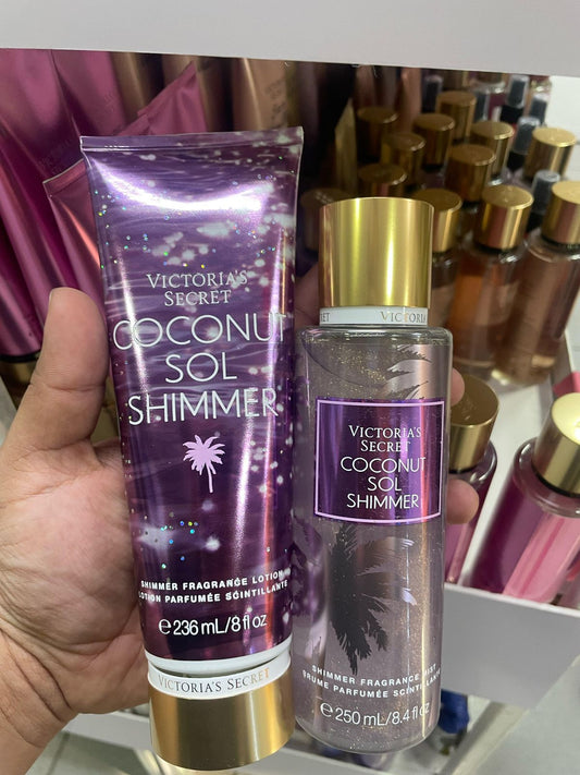 Splash y crema Coconut sol Shimmer