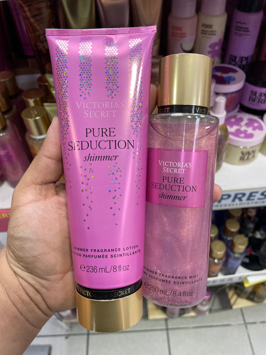 Splash y crema Pure seduction shimmer