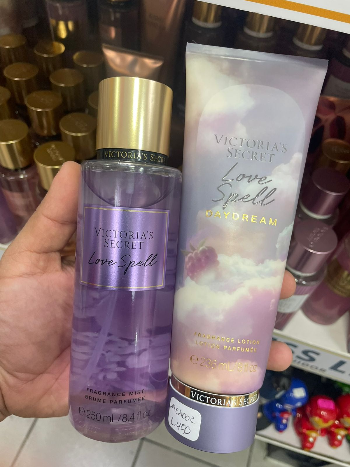 Splash y crema Love spell Mix